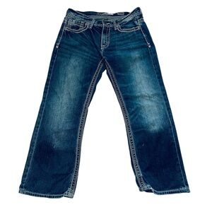 Buckle BKE Jeans Men’s 32 X 25 SHORT Carter Boot Cut Mid Rise Cotton Denim